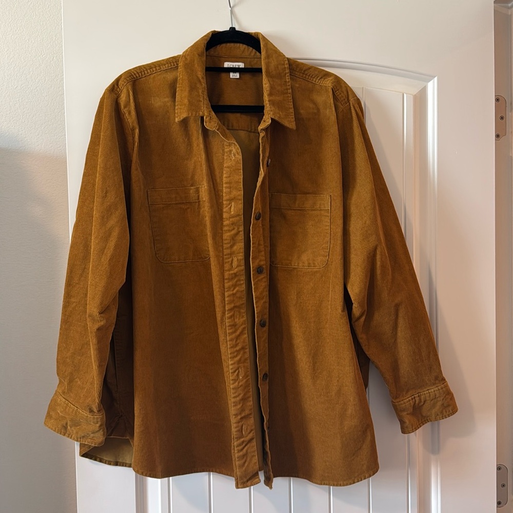 J. Crew button down, corduroy shirt. With pockets!